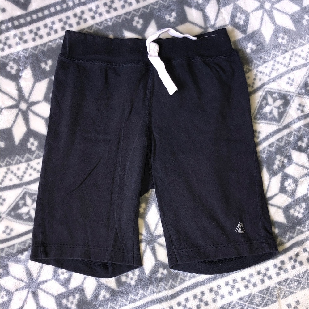 Petit Bateau Navy Blue Kids Drawstring Shorts